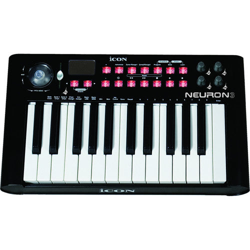 Icon Neuron 3 G2 Midi Controller 25 Note Keyboard