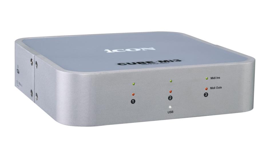 Icon 3In/3Out USB 2.0 MIDI Interface