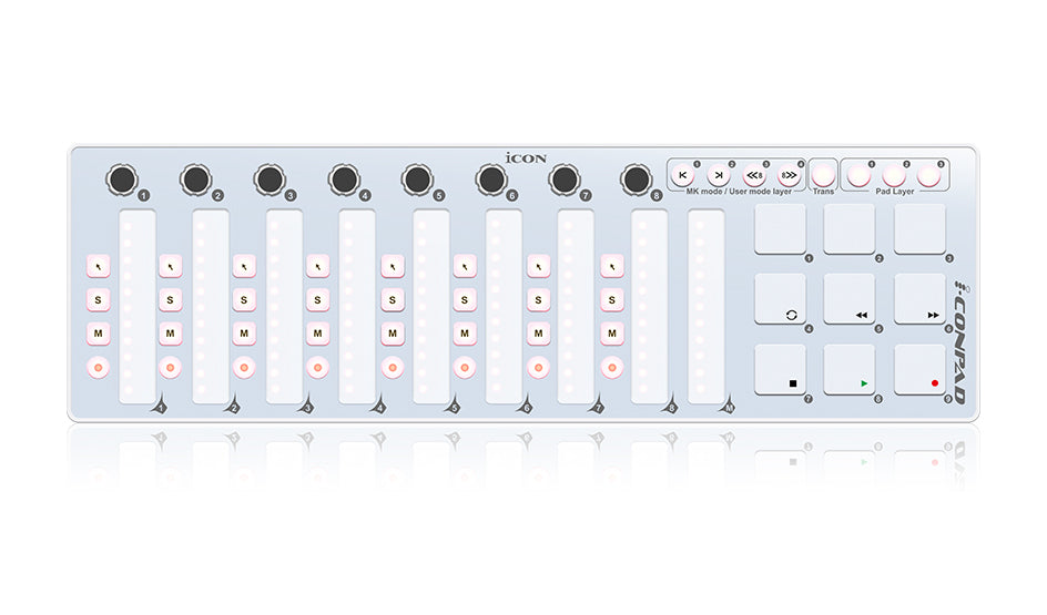 Icon Iconpad Expressive Pad Controller White